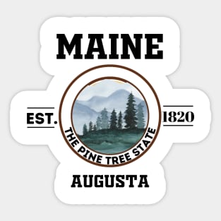 Maine state Sticker